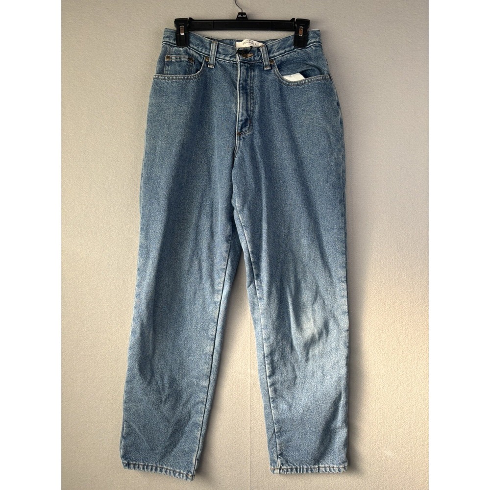 LL Bean Double L Relaxed Fit Jeans 8R Fleece Lined Denim Women's Insulated 2774